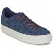 Boutique Le Coq Sportif Agate Bleu Chaussures Baskets Basses Femme Paris